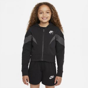 Nike Sweatà capuche entièrement zippé Air pour Fille plus âgée - Noir - Taille S - Female