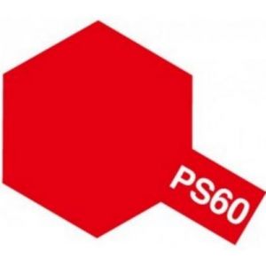 Tamiya Polycarbonate Ps60 Rouge Mica Bombe 100ml