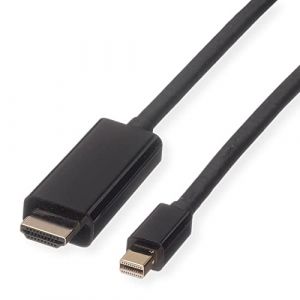 Image de Roline 11.04.5797 C&acirc;ble Vid&eacute;o Et Adaptateur 3 M Mini Displayport Noir