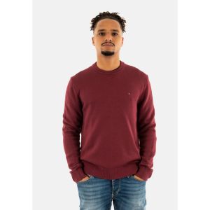 Tommy Jeans Pull Homme Sweater Slim Fit, Rouge (Red Wine), S