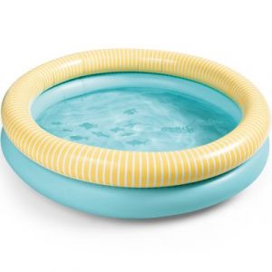 Image de Quut Piscine gonflable Dippy bleue et jaune banane (80 cm)