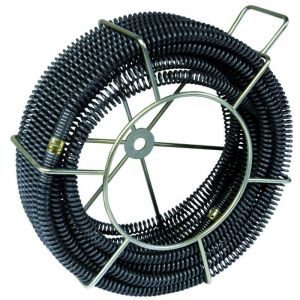 5 sections âme plastique 22 mm / 4,5 mètres VIRAX + cage pour déboucheur VAL 96QC - 293144