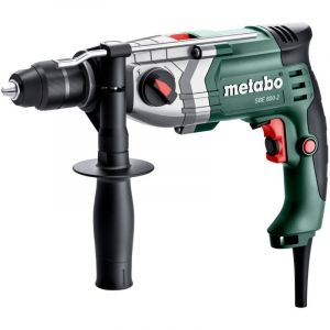 Metabo Perceuse à percussion SBE 800-2 – 601744500 – Avec vitesse variable pour percer presque tous les matériaux – Câble de 4 m