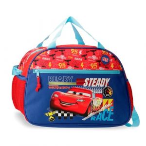 Sac de voyage disney 40cm cars lets race rouge