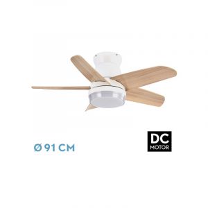 Fabrilamp 207991568 ventilateur H&ecirc;tre, Blanc