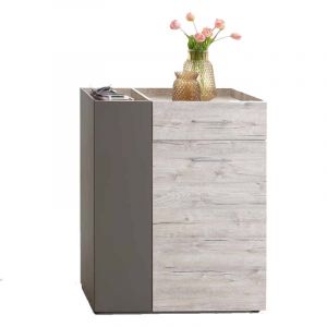 Image de Commode 2 Portes & 1 Tiroir "Lanea" 100cm C ne Prix