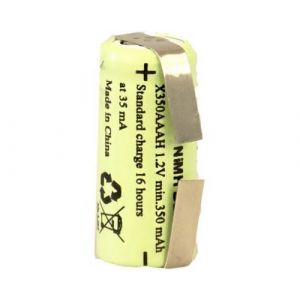 XCell X1/2AAAH-350-LFU Batterie spéciale 1/2 AAA avec cosse en U NiMH 1,2 V 350 mAh