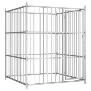 VidaXL Chenil d'ext&eacute;rieur pour chiens 150 x 150 x 185 cm