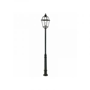 Image de Franklite Lampadaire gris fonc&eacute; de jardin Nerezza 1 Ampoule