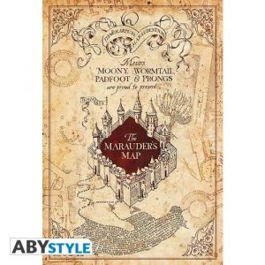 Abysse Corp HARRY POTTER - Poster « Carte du Maraudeur » roulé filmé (91.5x61)