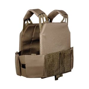 Tasmanian Tiger TT Plate Carrier LP MKII Porte-plaques léger et plat avec poches latérales amovibles, Coyote Brown, Small - Medium