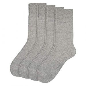 Image de Camano 3642000 Chaussettes, Gris (Grey 0010), 43/46 (Lot de 4) Homme
