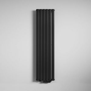 Mai & Mai Radiateur &agrave; Eau Chaude Mural Chauffage Central 180x46cm Radiateur Gris Noir Vertical en Acier FV