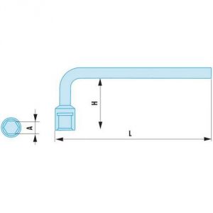 Image de Facom 75.17SR - Clés à pipe métriques ADF