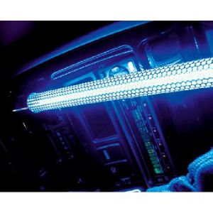 Tube Neon Effet Verre Brise - 20cm - Bleu - PROMO ADN