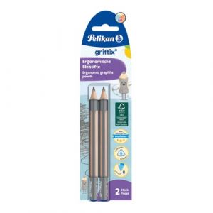 Pelikan 817028 crayon graphite griffix, 2x B, blister