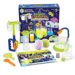 Learning Resources Kit de laboratoire de monstres luminescents Beaker Creatures, STEM, jouet pour exp&eacute;riences scientifiques, &agrave; partir de 5 ans