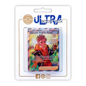 Capitaine d'&eacute;quipe Spark SWSH226 Dresseur Full Art - Ultraboost X Ep&eacute;e et Bouclier 10.5 Pok&eacute;mon GO - Coffret de 10 Cartes Pok&eacute;mon Fran&ccedil;aises