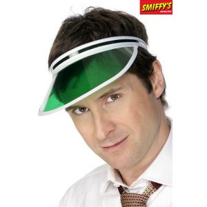 Casquette r visière verte