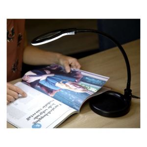 Fysic Lampe de table grossissante &agrave; LED FL-25LED 1,75x Noir