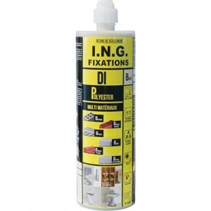 ING Fixations Scellement chimique - polyvalent - 410 ml - par 6 - polyester D.I