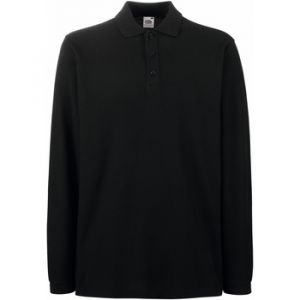 Fruit Of The Loom - Polo à manches longues - Homme (2XL) (Noir) - UTBC1383