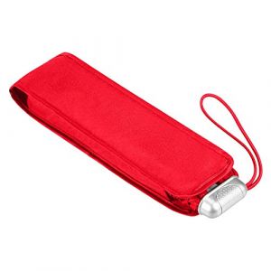 Samsonite Alu Drop S - 3 Section Manuel Mini parapluie plat, 23 cm, 1 litre, tomate