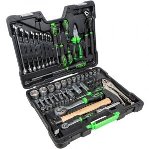 Ludi Mallette à outils de 72 pièces avec clés à douille hexagonale 51818