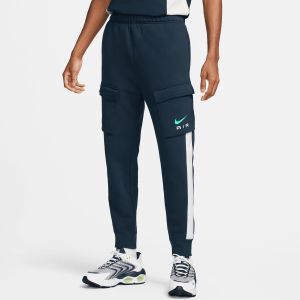 Nike Sportswear Air Cargo Fleece Pants Bb, Pantalons de surv&ecirc;tement, Homme, midnight navy/summit white, Taille: XL, tailles disponibles:S,L,XL - Couleur Bleu - Taille XL