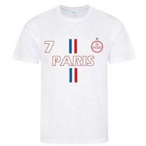 Tee-Shirt Foot Enfant Paris 1 Étoile – Blanc (Produit Générique)
