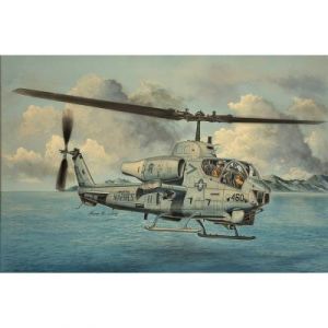 Trumpeter Maquette H&eacute;licopt&egrave;re : AH-1W Super Cobra (Turned Exhaust) - 1/35