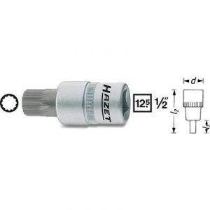 Image de Hazet 990-14 - Douille mâle 14 mm pour vis à denture multiple XZN