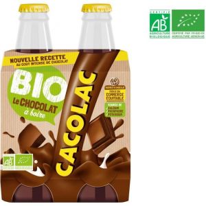 Image de Cacolac Chocolat à boire bio - Le pack de 4 bouteilles de 20cl