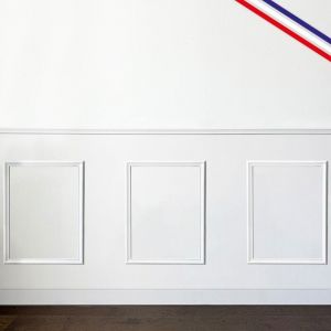 Kit de 3 moulures murales en bois - Pin des Landes - Prêt à coller