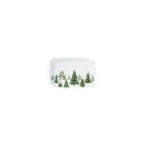 Easy life Plat De Service 35 X 23 Cm - Festive Trees