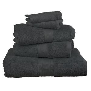 Sensei Maison Ensemble de bain 5 pièces Anthracite