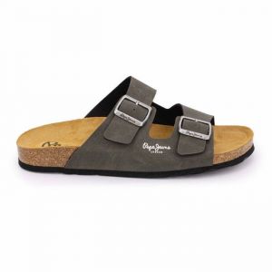 Pepe Jeans Pour homme. Sandales anatomiques Double Chicago vertes