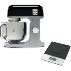 Image de Kenwood Robot pâtissier KMX850RD Kmix Noir + Balance AT850B