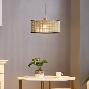 Suspension à intensité variable 'Otso' en bois pour salon & salle à manger - bois clair