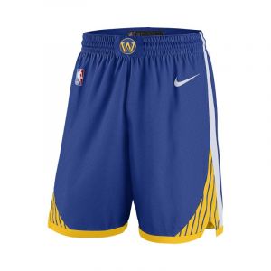 Image de Nike Short NBA Golden State Warriors Icon Edition Swingman Homme - Bleu - Taille 2XL - Male