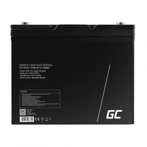 Green Cell Batterie AGM 12V 80Ah accumulateur pour tondeuse scooter bateau de pêche Tracteur à gazon