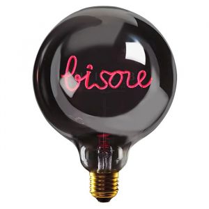 Ampoule LED &agrave; poser E27 Message in the Bulb Bisou