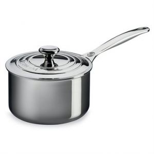 Image de Le Creuset Casserole inox avec couvercle 18 cm