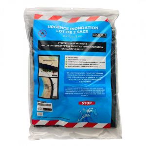 Sacs, boudins anti-inondation 152x22cm lot de 2 pièces