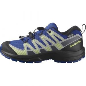 Salomon Chaussures XA Pro V8 Waterproof bleu cobalt vert enfant - 29