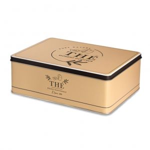STC Boite Beige pour ranger le thé - Épicerie Traditionnelle