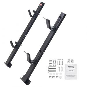 VEVOR Support pour Coupe-bordure, 2PCS Support de Débroussailleuses à 2 Places pour Remorque avec Verrouillage par Mot de Passe en Alliage de Zinc, Montage sur Camions Remorques Ouvertes Paysagères