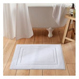 Tapis de bain 1100 g/m² Blanc Couleur Blanc Taille 60 x 100 cm