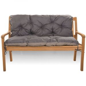 Coussin pour banc de jardin 120x60x50cm, coussin de jardin Anthracite, coussin de banc extérieur, coussin de banc de jardin, coussin de balançoire