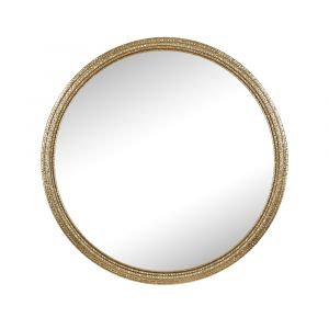 Emde Miroir métal doré diam 80cm